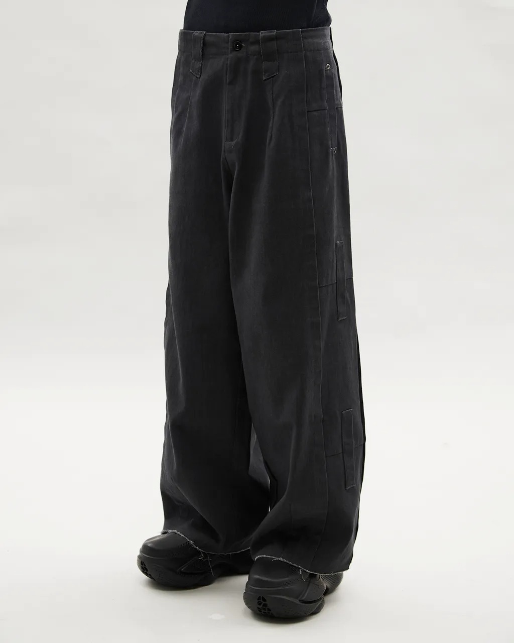 Vacant｜ES0168 - Denim Pants (Black)