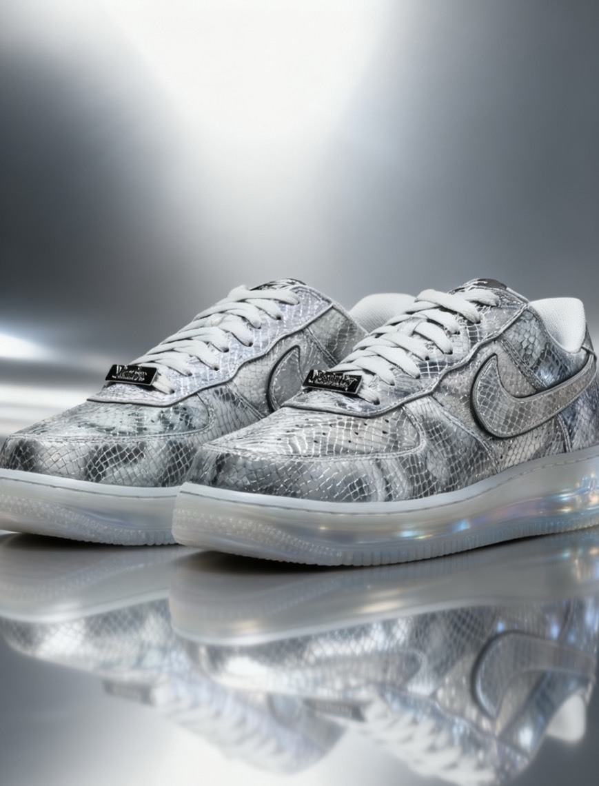 Kobe Bryant x Nike Air Force 1 "Lenticular" 液態銀 銀蛇 蛇麟 II3925400