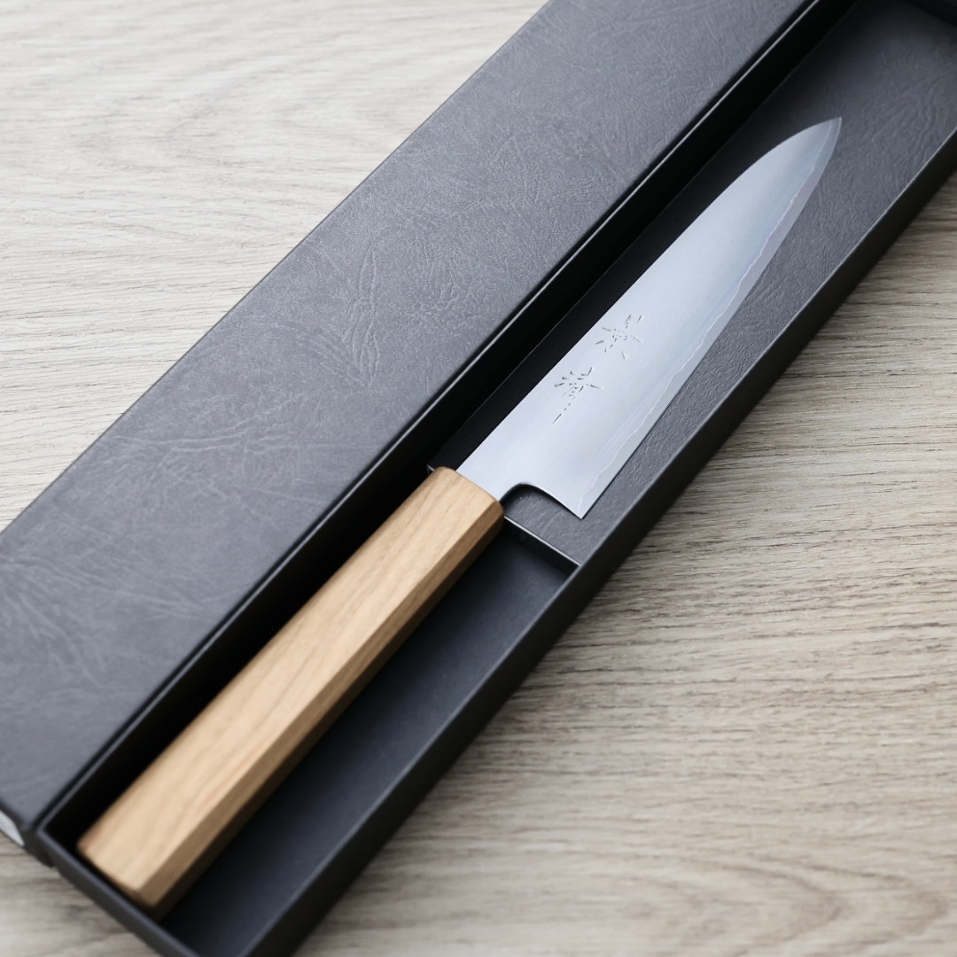 馬場刃物 景清 蔬果刀 150mm 銀三鋼 櫻/付鞘