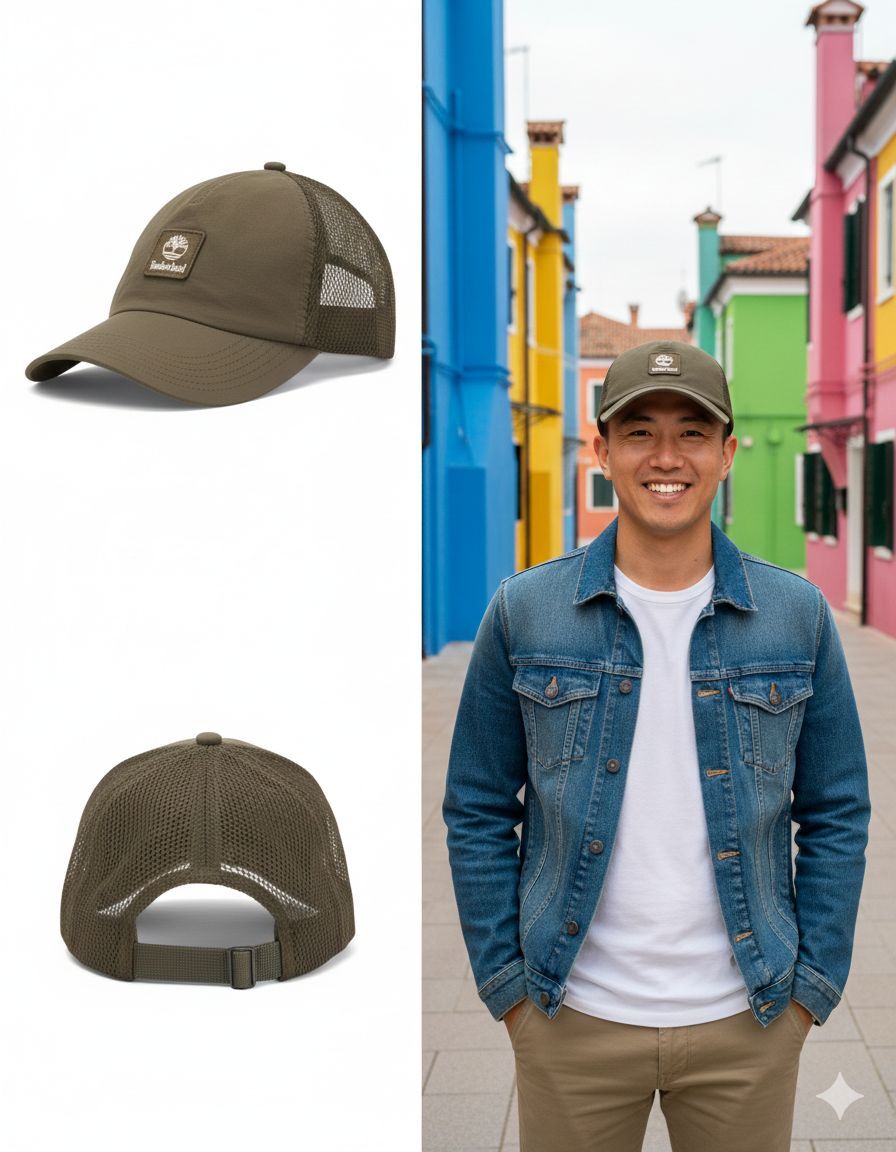 【預購】Q010303 TIMBERLAND 葉綠色軟結構卡車帽