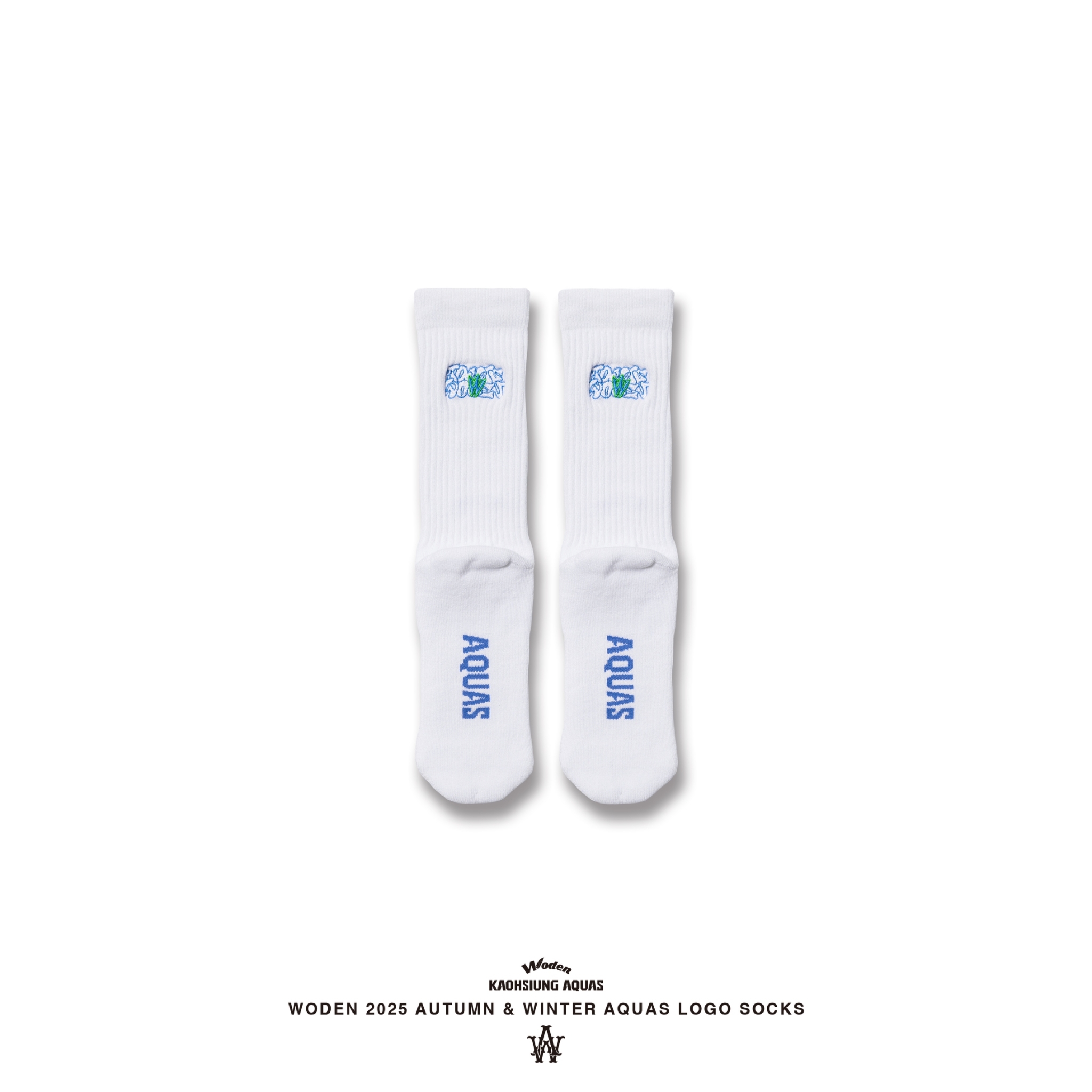WD 25AW 008 X AQUAS LOGO Socks