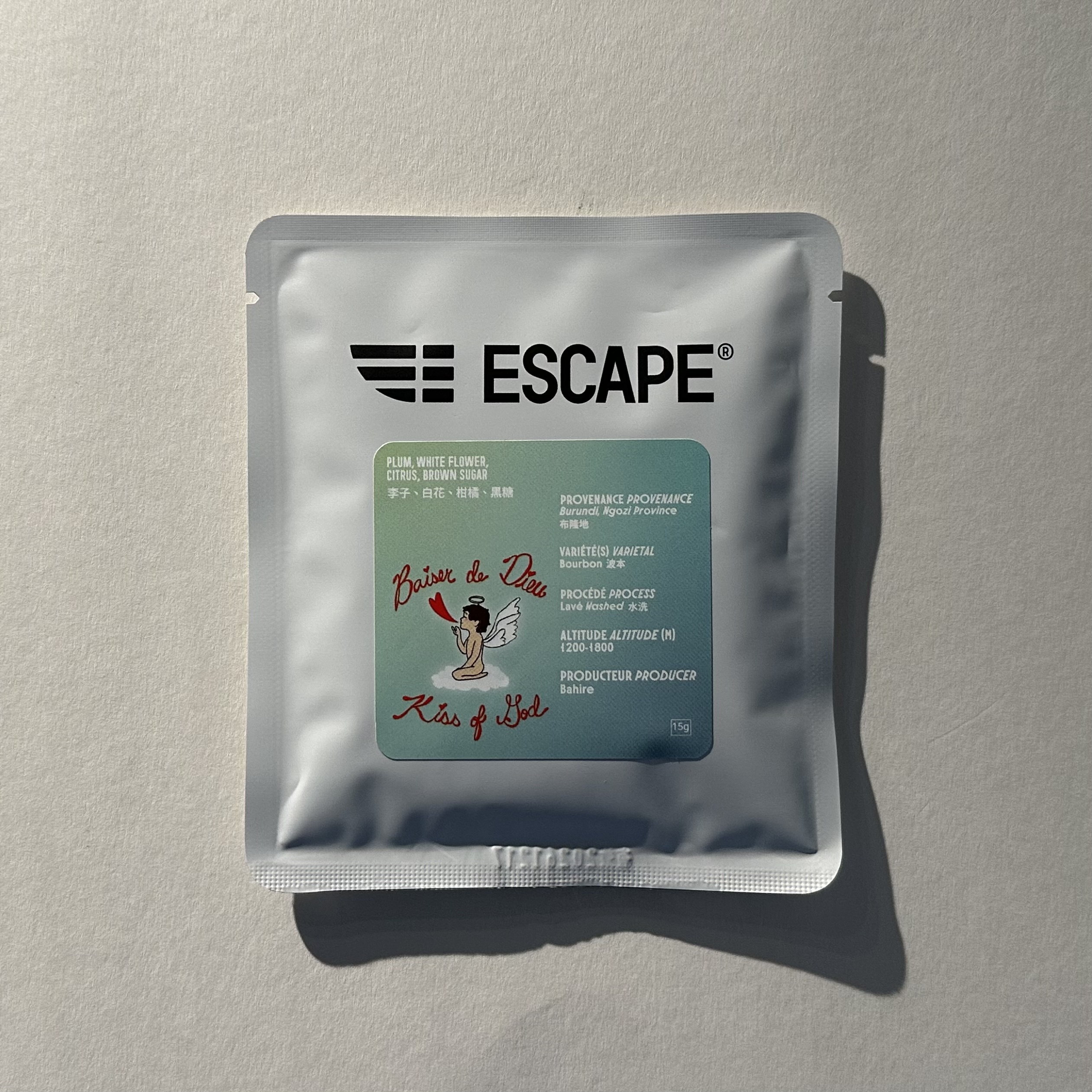 Kiss of God 布隆地 波旁 水洗 【 ESCAPE 】