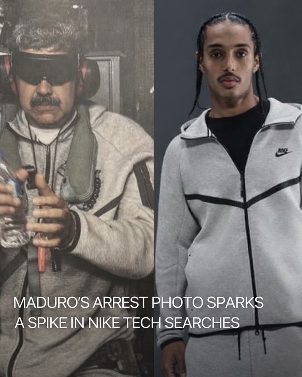 NIKE TECH Functional Jacket – Grey – Clean Cut Streetwear Design 機能外套｜灰色｜俐落剪裁 × 街頭輪廓