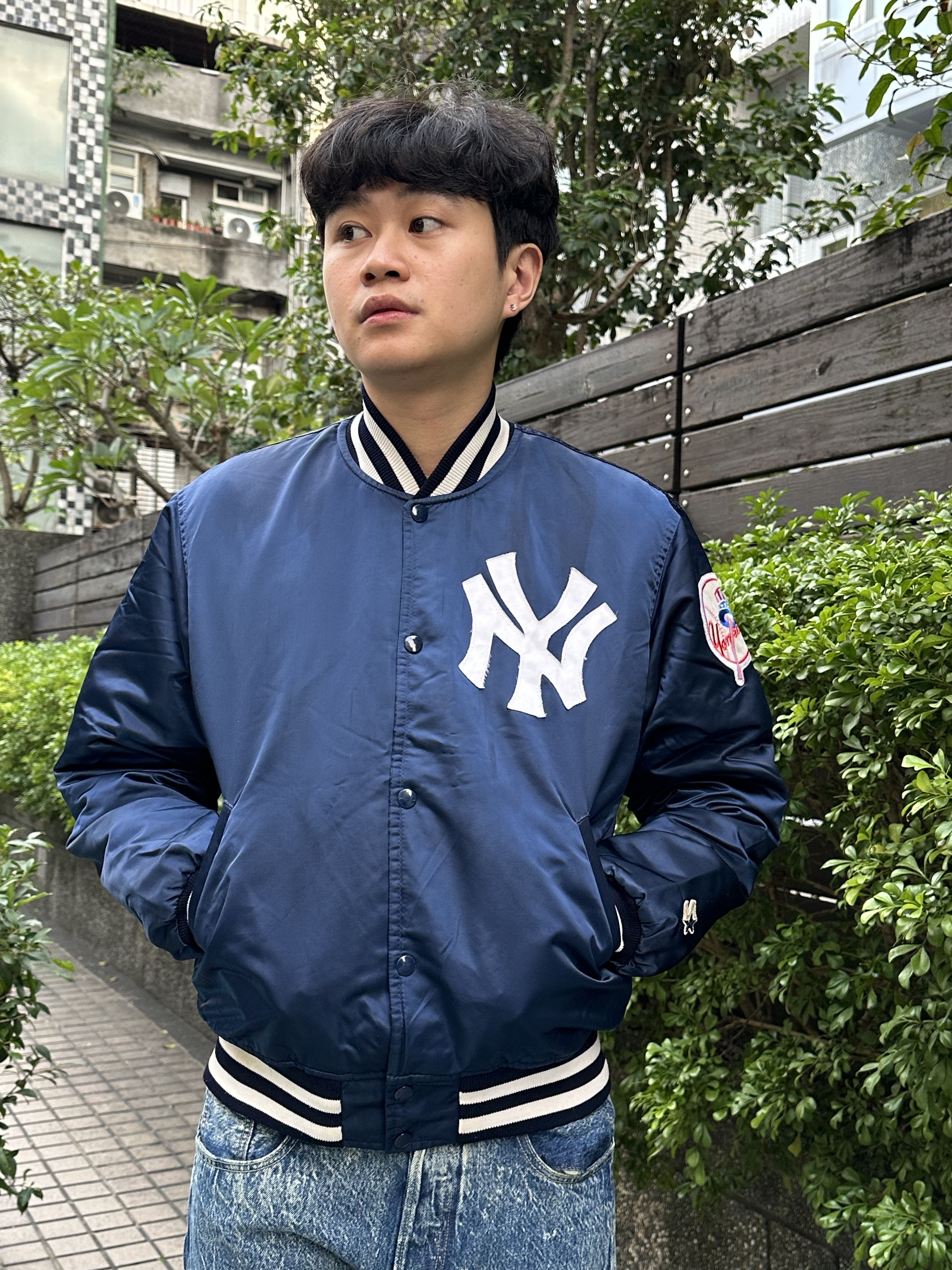 90’s STARTER MLB NY YANKEES NYLON JACKET (MADE IN USA)