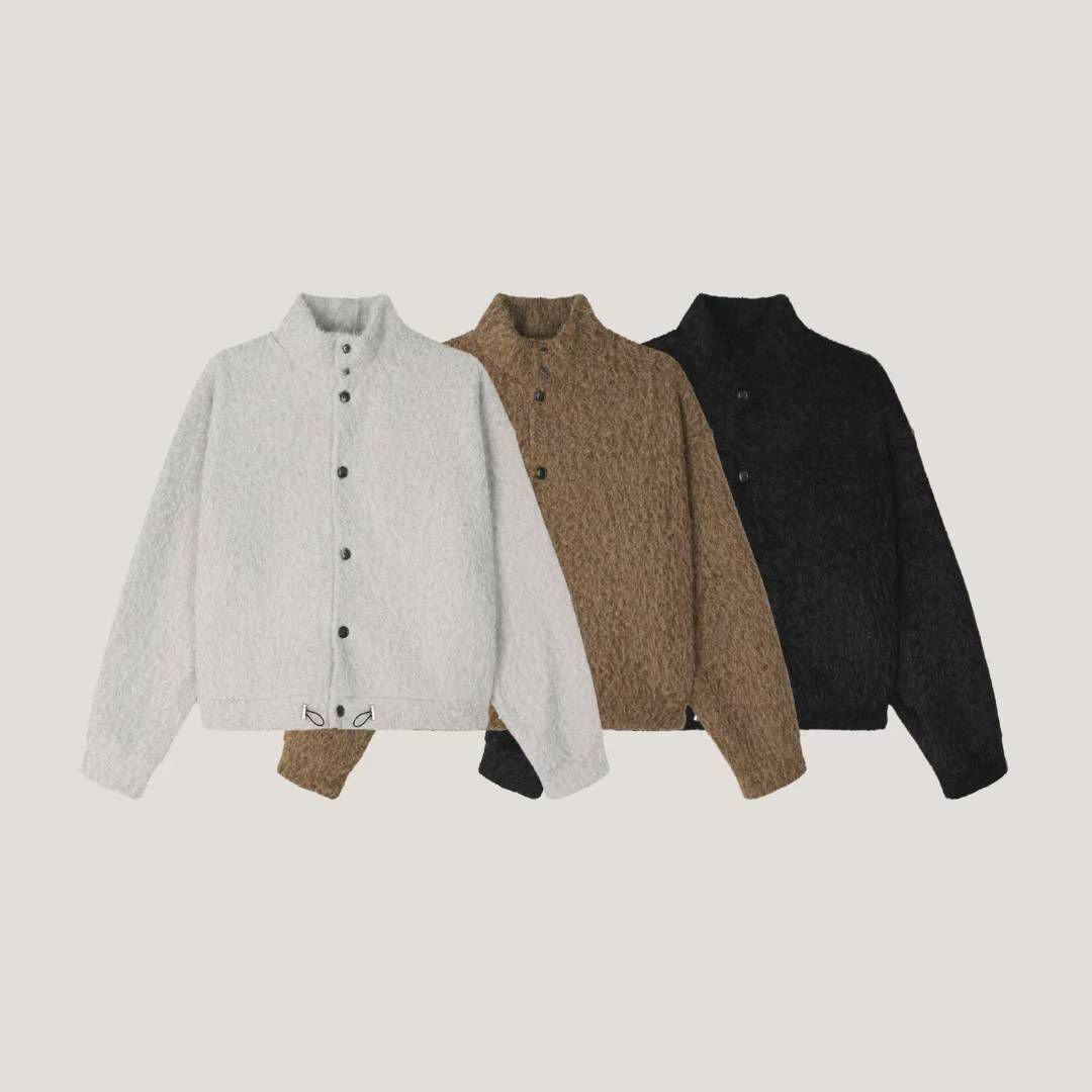 淨色企領開胸外套 RAYGUN-024JK