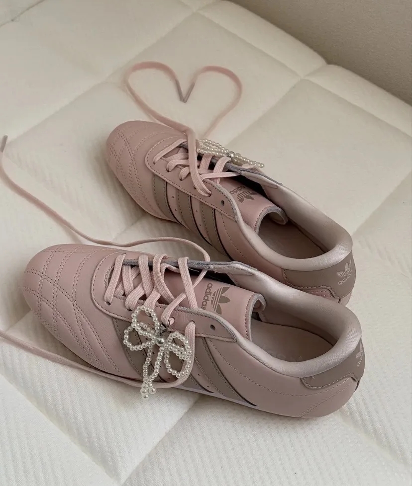 Adidas Originals Taekwondo 嫩膚粉 粉紅 懶人 薄底 復古鞋 JS0304