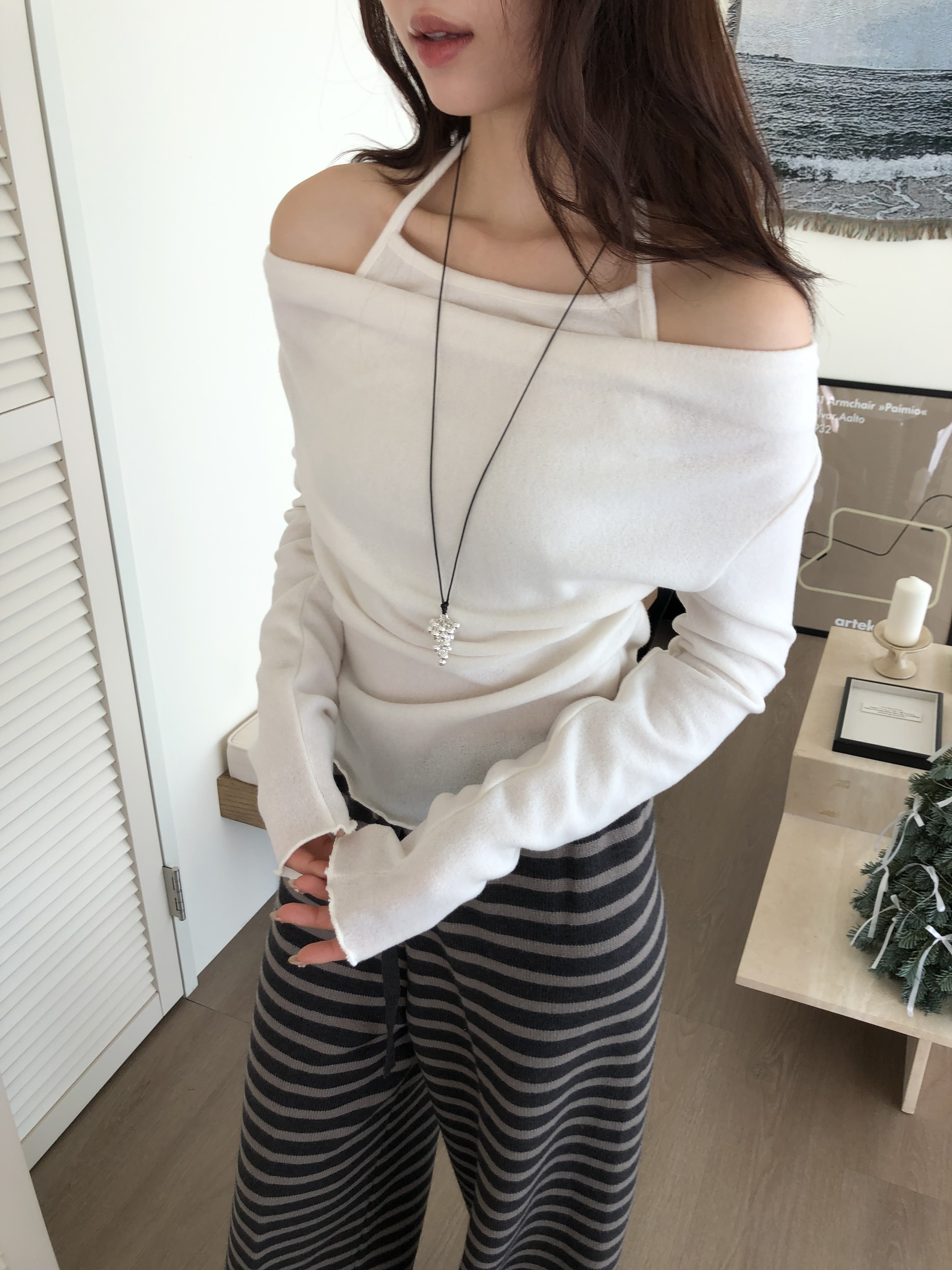 Golden Halter Tee #上衣