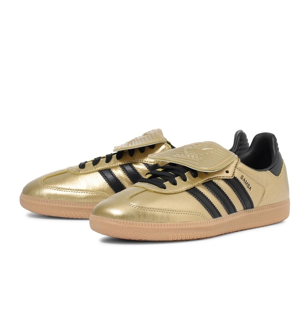 Adidas Originals Samba LT 黑金 金色 翻鞋舌 長鞋舌 復古鞋 JH5708