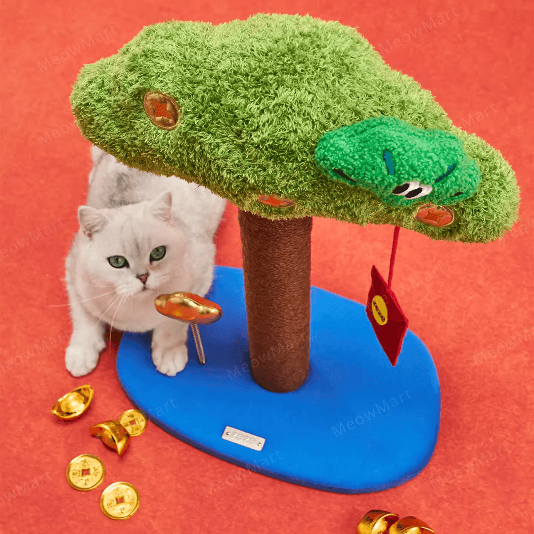 【現貨8折】馬上發財搖錢樹貓抓柱 (馬年限定)