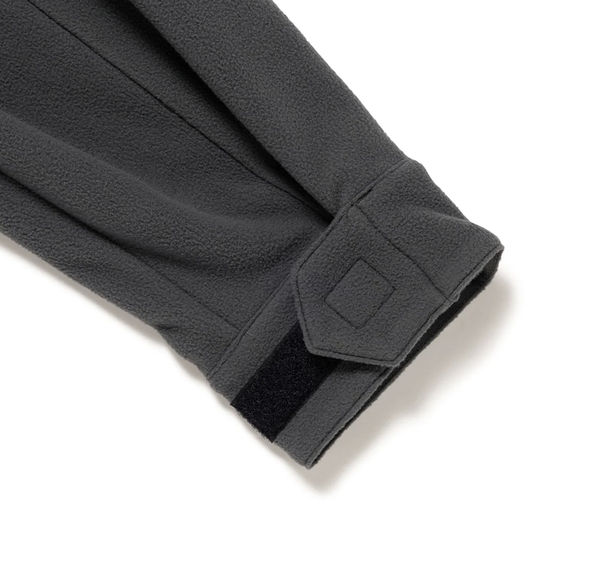 WTAPS FW25 OBJ / LS / POLY. FLEECE | CHARCOAL