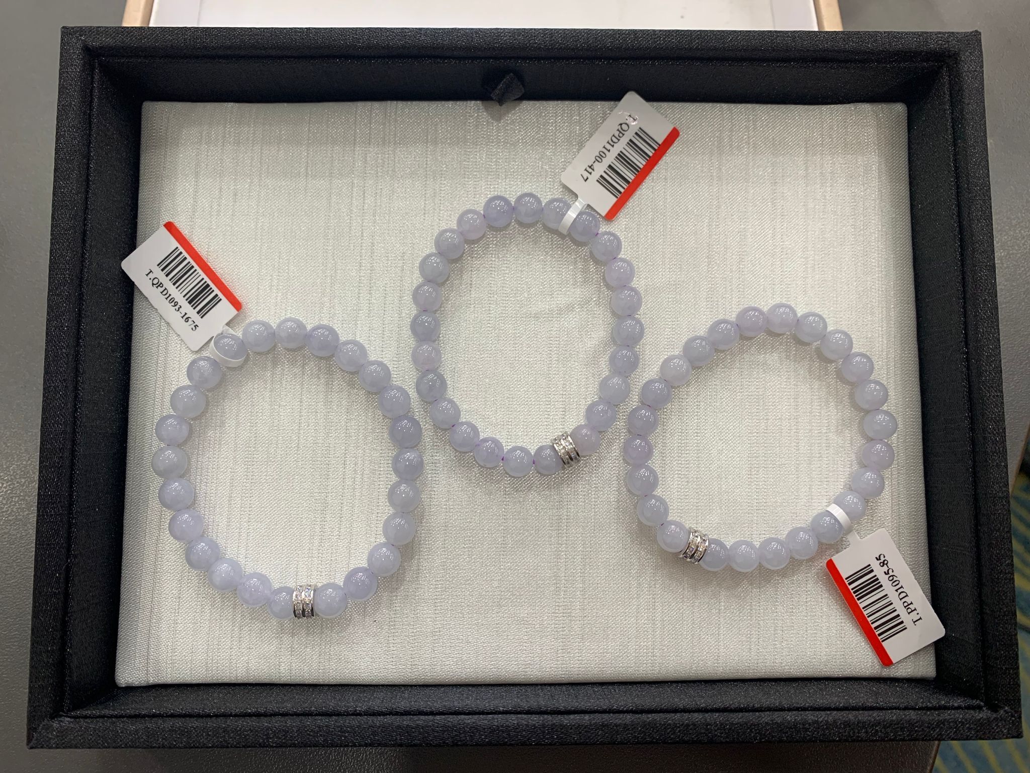 【直播】LL010464 翡翠冰淡紫手串