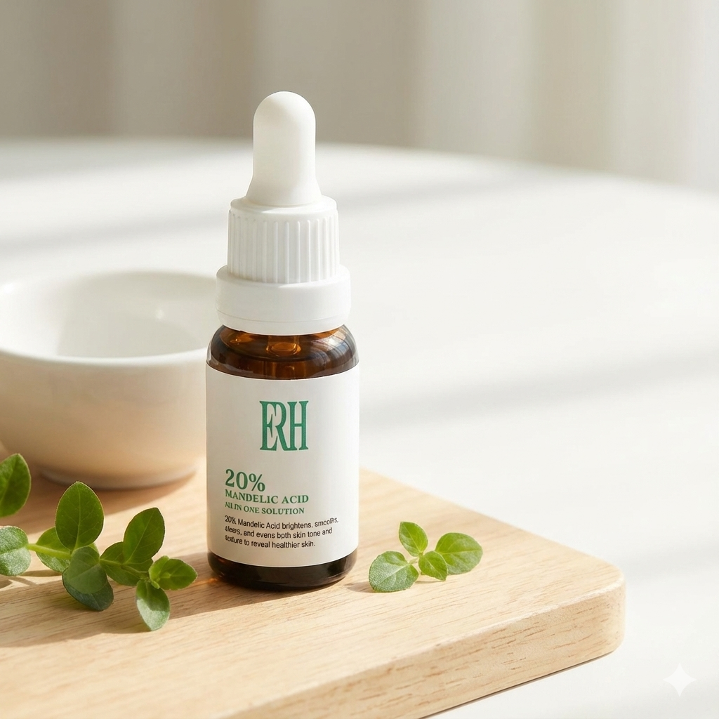 ERH 20% 杏仁酸在臉頰痘痘調理中的角色