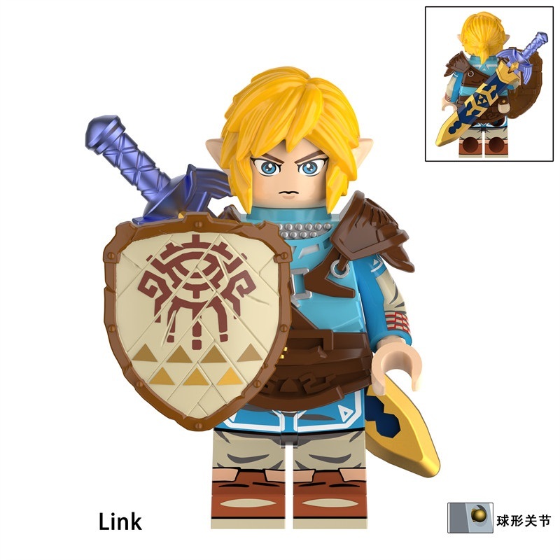 Legend of Zelda Link Custom Minifigures Fit Lego DT8906 DT034