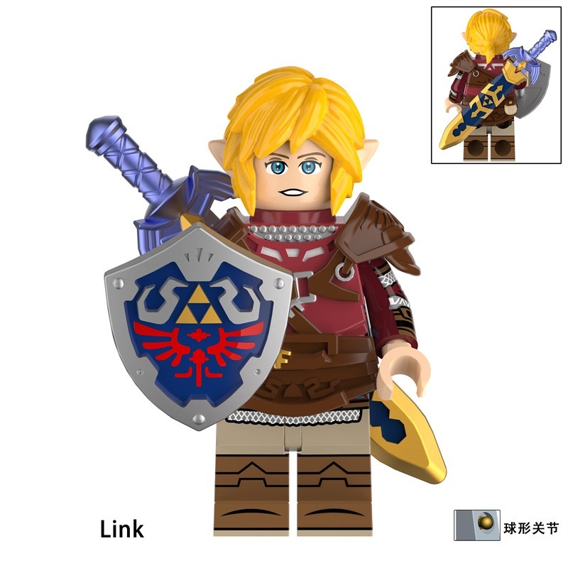 Legend of Zelda Link Custom Minifigures Fit Lego DT035