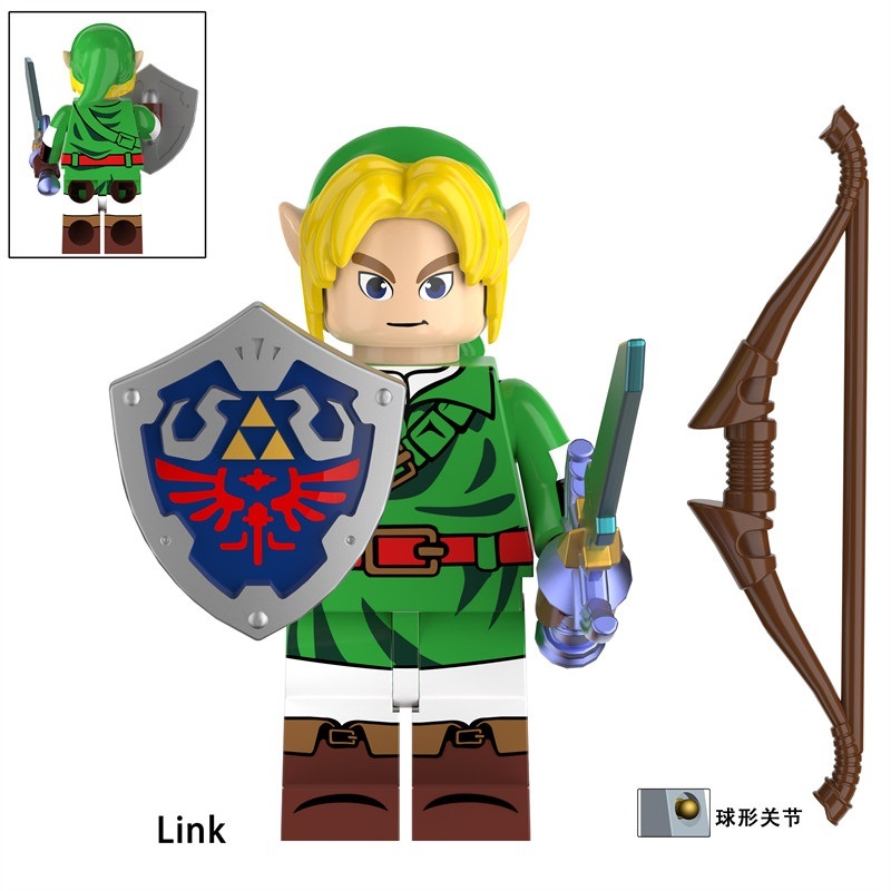 Legend of Zelda Link Custom Minifigures Fit Lego DT8906 DT036