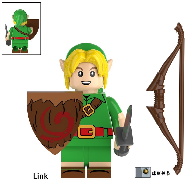 Legend of Zelda Link Custom Minifigures Fit Lego DT8906 DT037