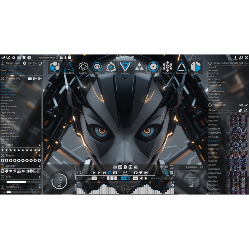 beatflo NUCLYR Software｜節奏驅動視覺表演軟體