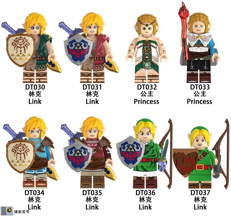 Legend of Zelda Custom Minifigures Set Fit Lego DT8906