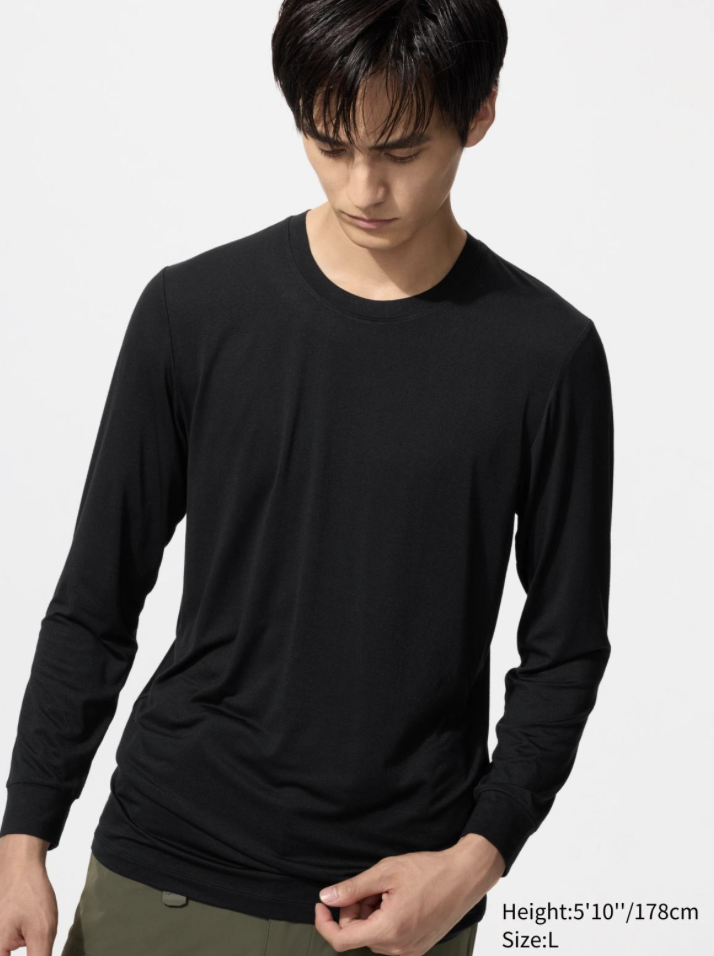 UQ 男裝HEATTECH 圓領T恤 貨號469977
