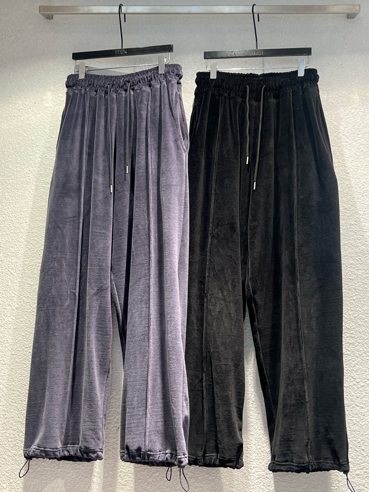 淨色可束腳鬆身褲 EDEN-030P