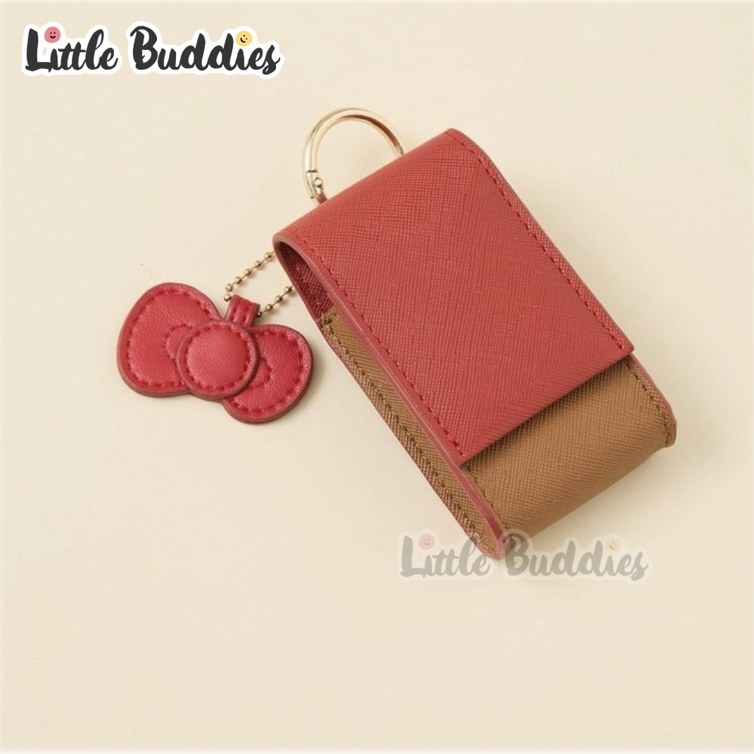 日本 Sanrio x Green Parks PU皮收納匙扣連鏡