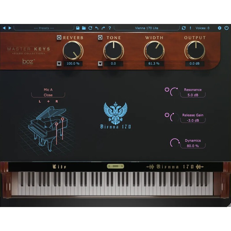Boz Digital Labs Vienna 170 Lite｜虛擬鋼琴音源