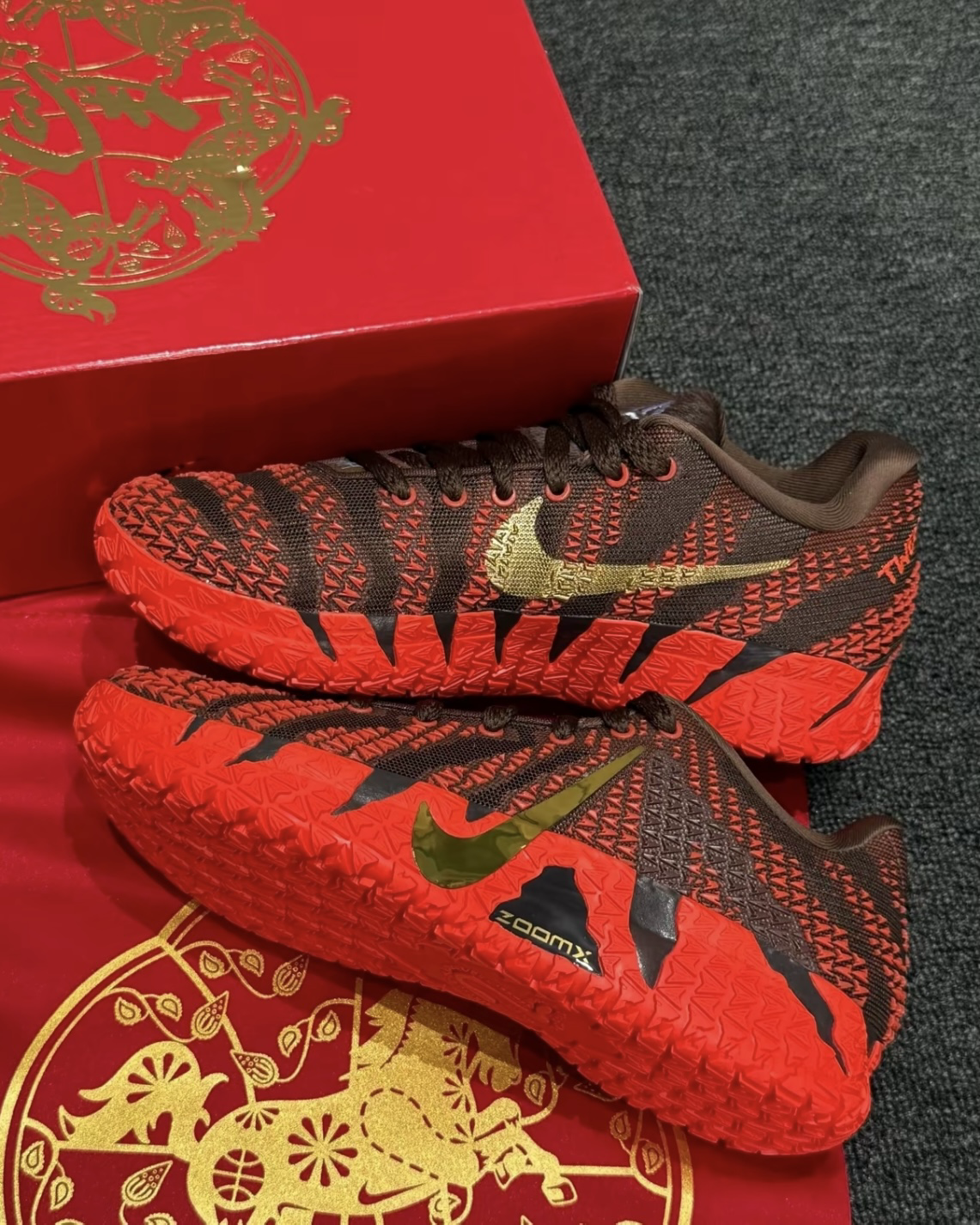 Nike Ja 3 "Year of the Horse" 紅黑金 馬年限定 莫蘭特 三代 緩震XDR 實戰籃球鞋 男鞋