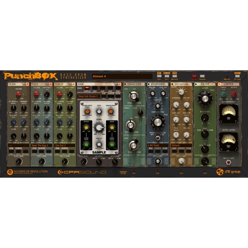 D16 PunchBox｜大鼓音色合成器