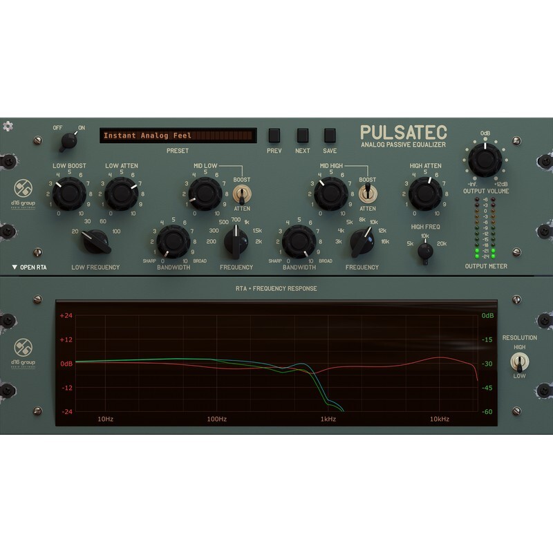 D16 Pulsatec｜經典被動式等化器效果器