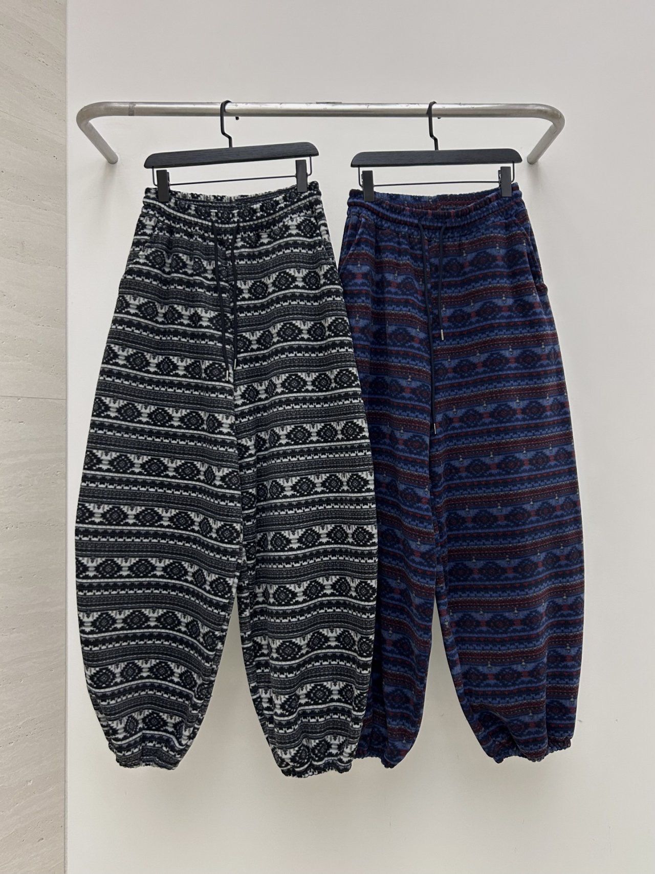 民族花束腳鬆身褲(抓毛) Hestory-112P