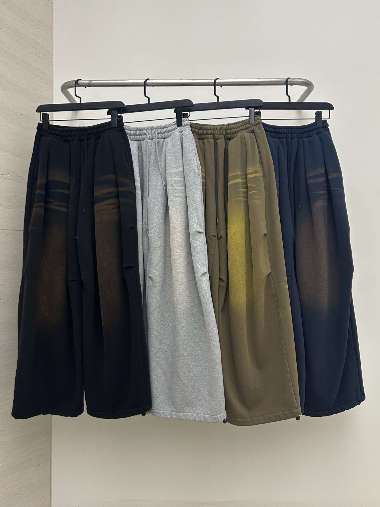 洗水淨色可束腳運動褲 Hestory-116P