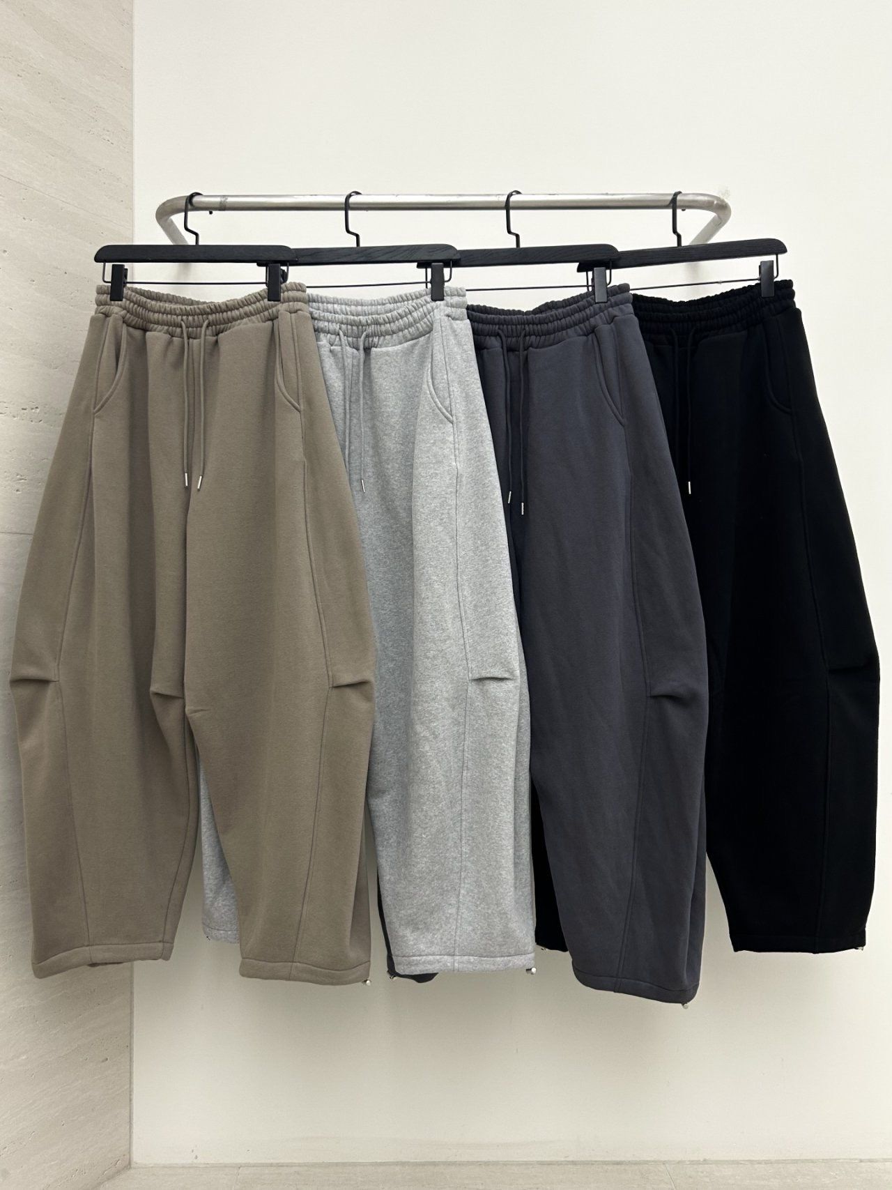 淨色可束腳運動褲(抓毛) Hestory-119P