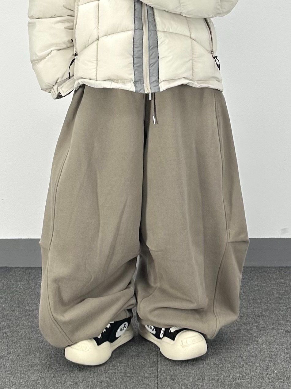 淨色可束腳運動褲(抓毛) Hestory-119P