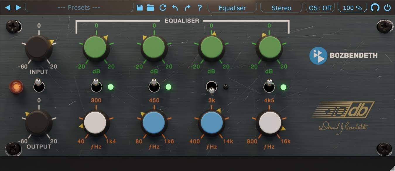 Boz Digital Labs +10dB Equaliser 2｜並聯式等化器插件