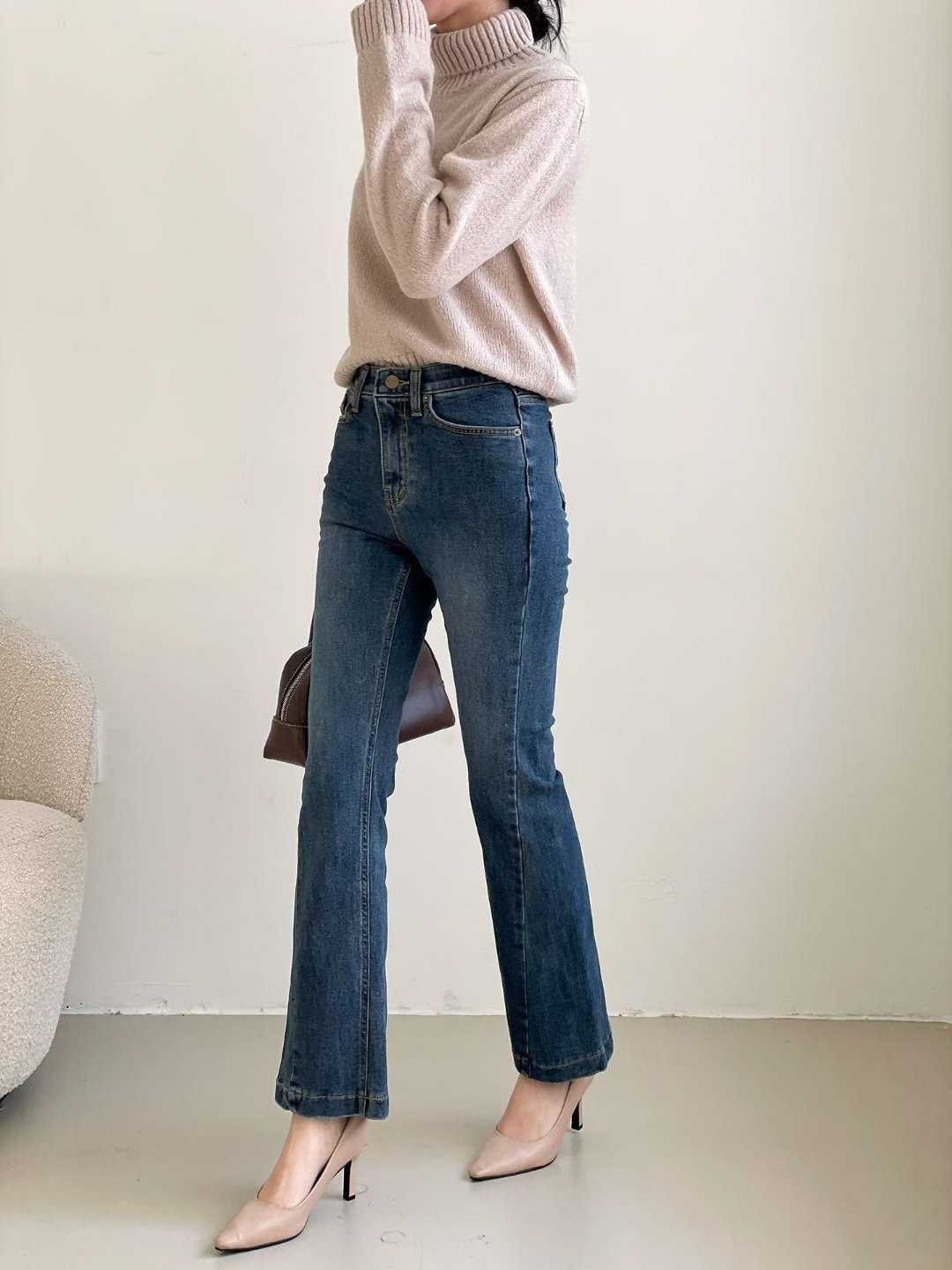 2612內加絨牛仔長褲