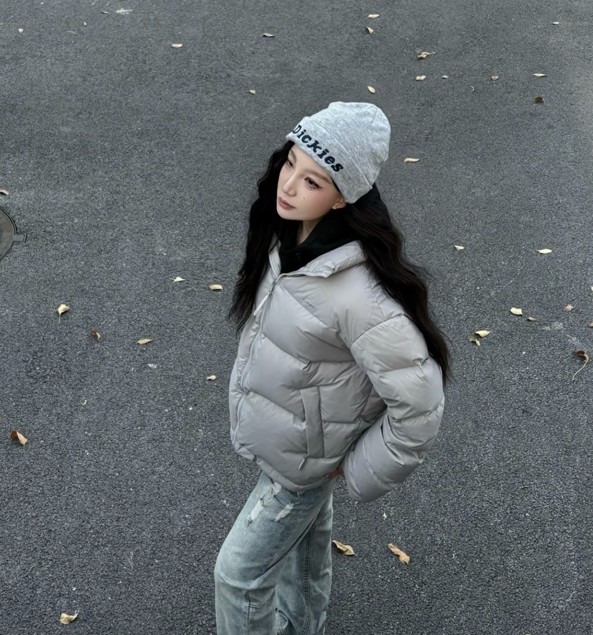 DICKIES 針織堆堆毛帽 情侶同款