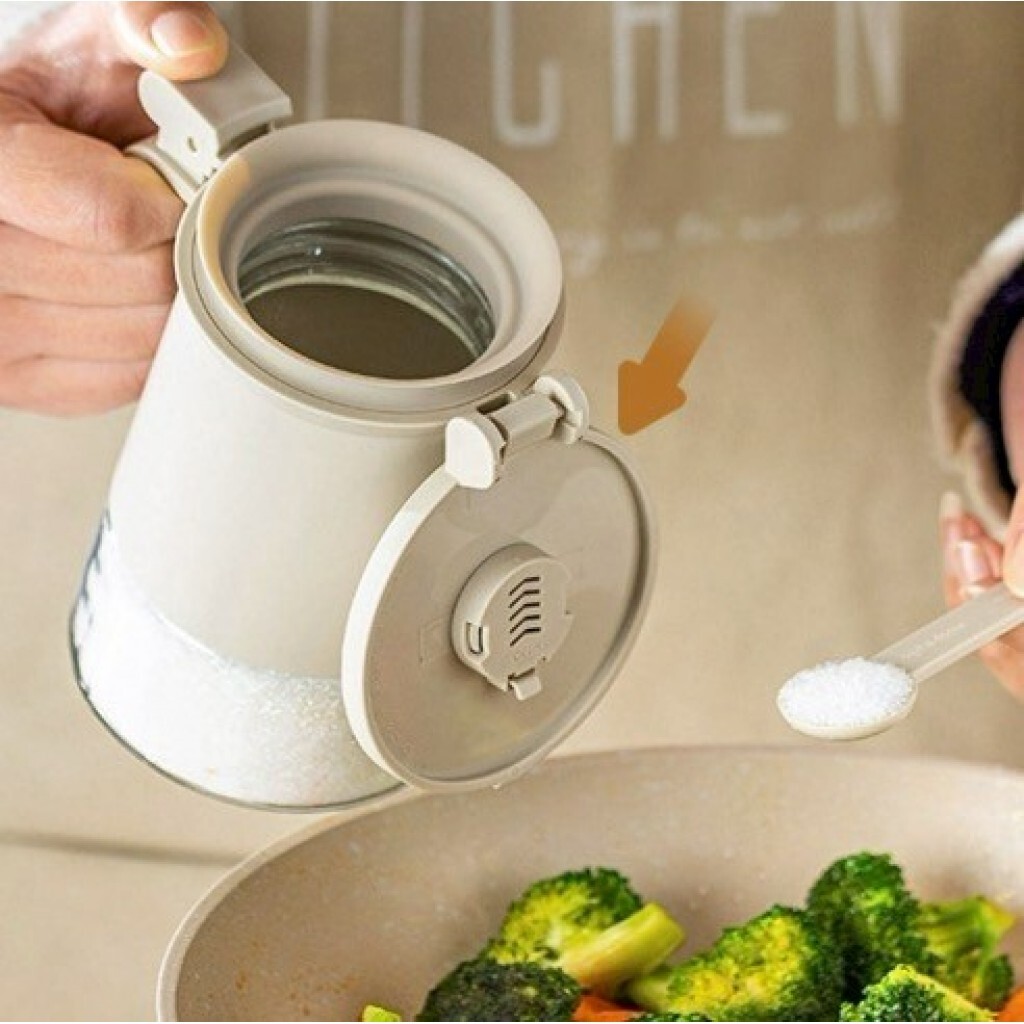 (預購商品) 韓國 HEJDOO HOME 大容量一鍵開合密封調味罐-350ml