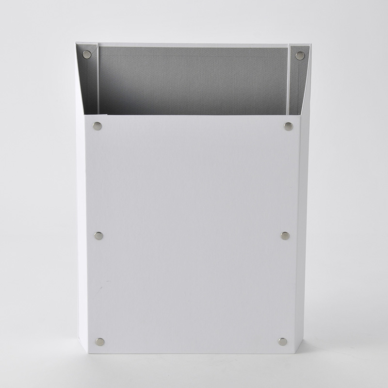 SP KING JIM聯名款磁吸式收納盒/直式A4 白