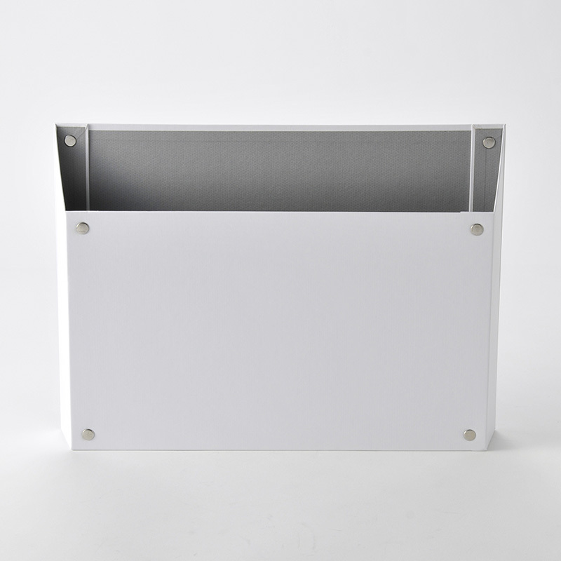 SP KING JIM聯名款磁吸式收納盒/橫式A4 白