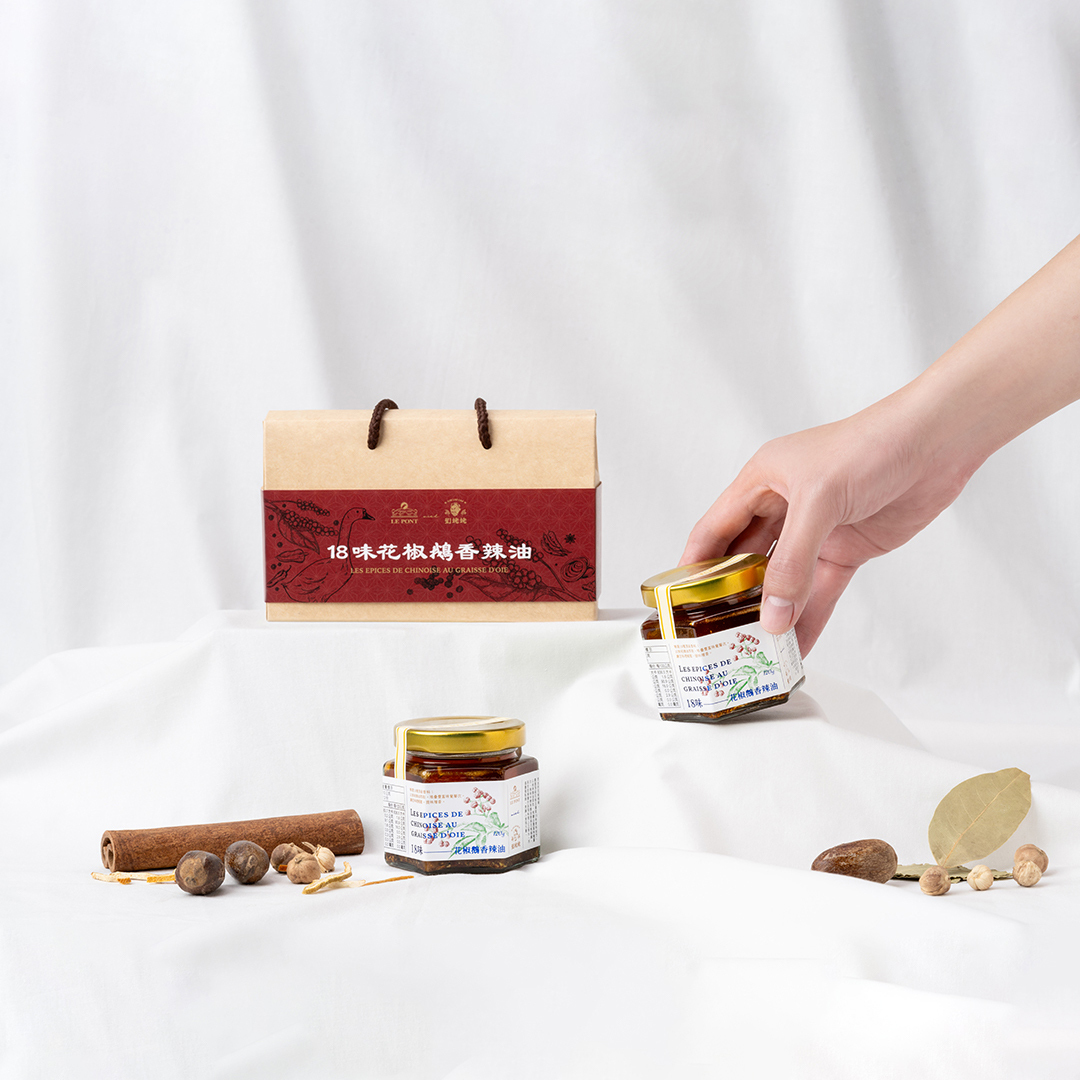 【劉姥姥 x 樂朋】聯名禮盒 - 18味花椒鵝香辣油 兩入