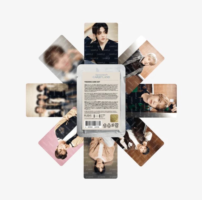 SEVENTEEN ~ IN CARAT LAND TRADING CARD SET