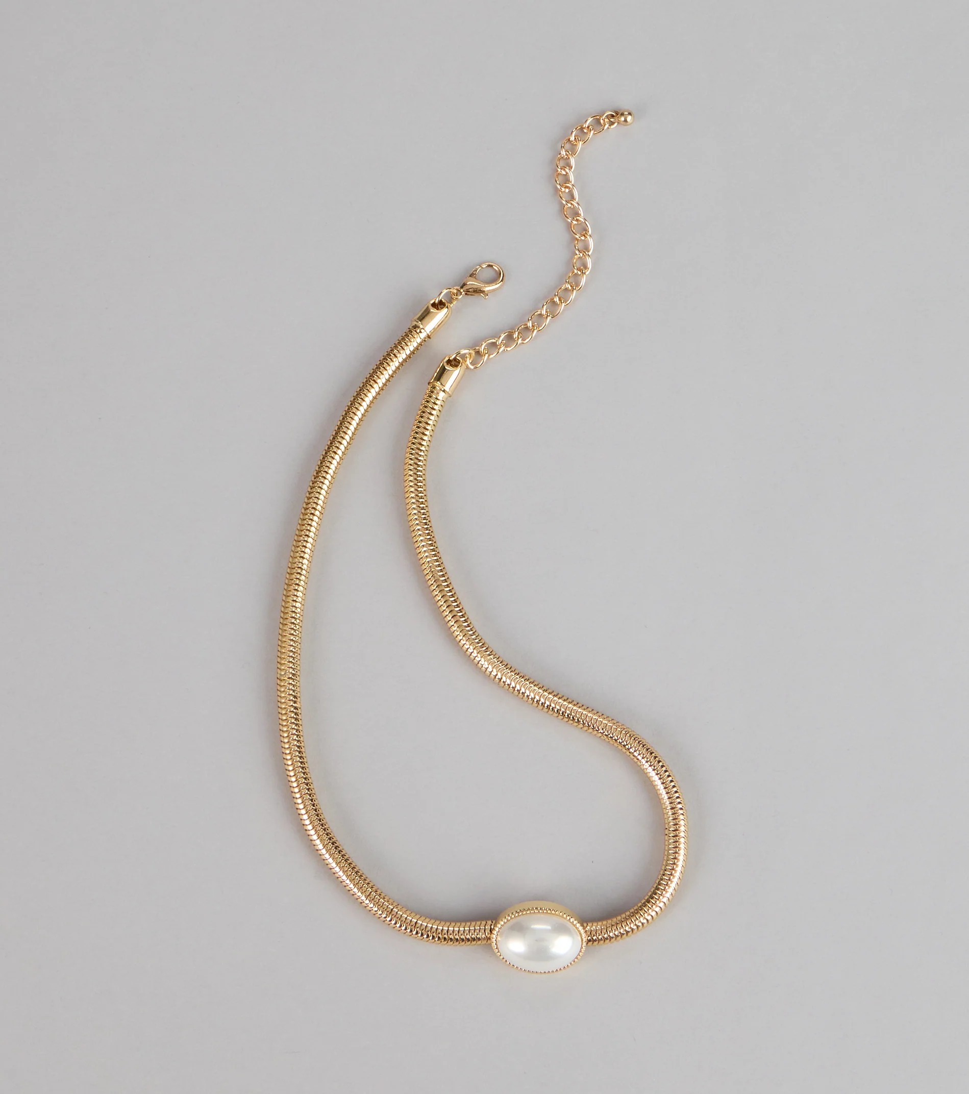 Lux Gold金色珍珠項鍊