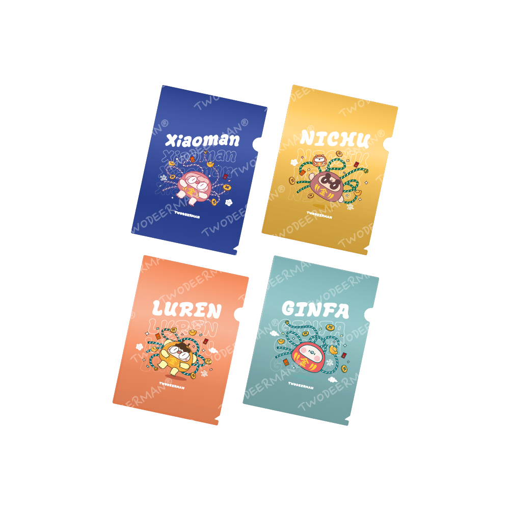 銀箔L型資料夾-盲抽不挑款隨機出貨