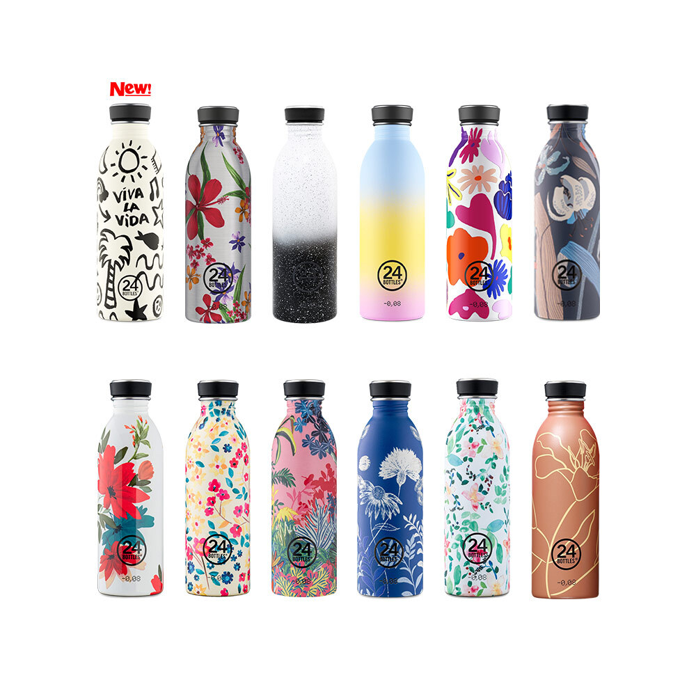 義大利 24Bottles 輕量冷水瓶 500ml / 花色系列