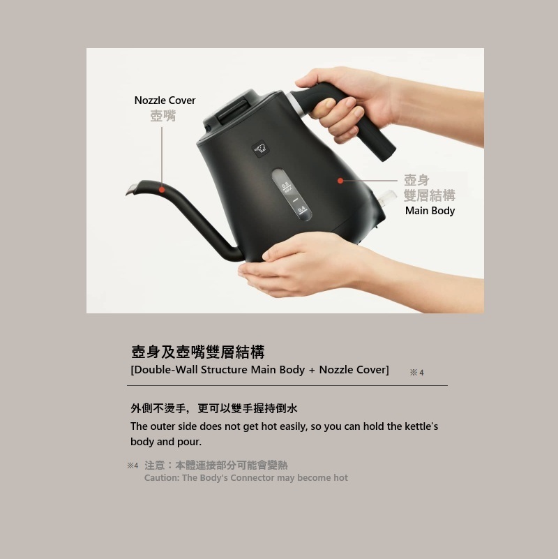 0.8L Electric Drip Kettle CK-LAQ08