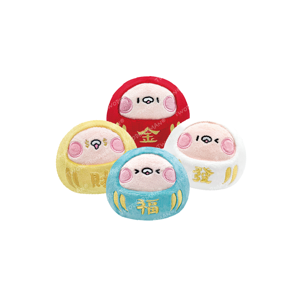 金發達摩系列絨毛盒玩(一中盒全四款/限購一盒)