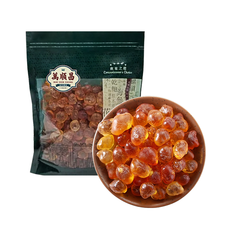 晶瑩通透極品桃膠