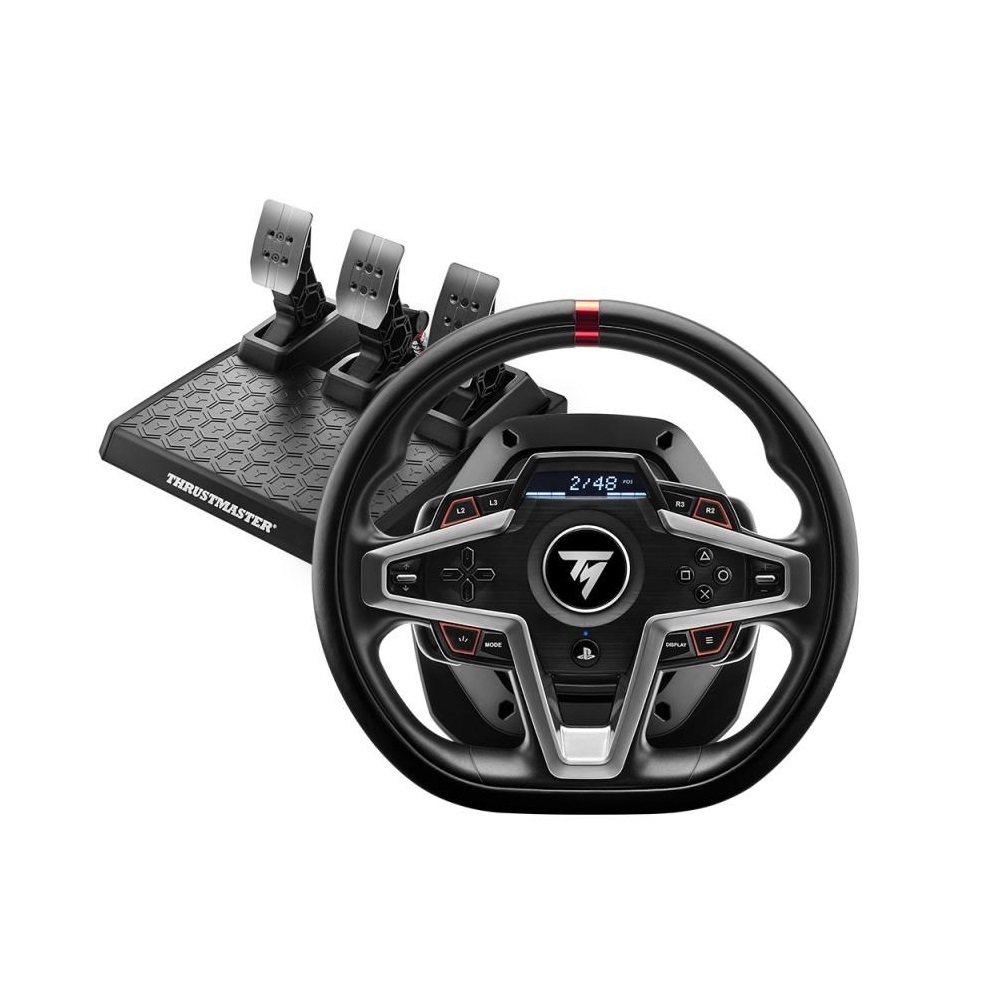 米特3C數位–Thrustmaster T248 圖馬思特 賽車遊戲方向盤 力回饋 三踏板 可支援PS5 PS4 PC