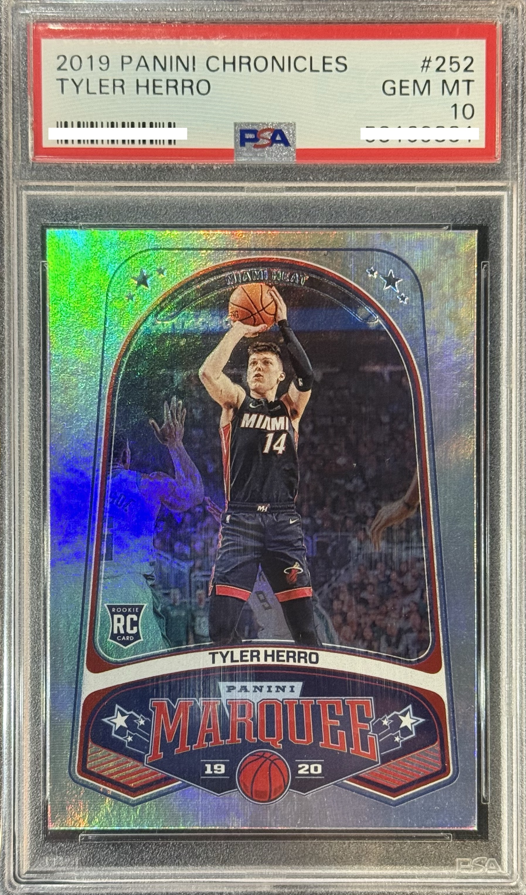 2019 PANINI CHRONICLES #252 TYLER HERRO 【PSA 10】