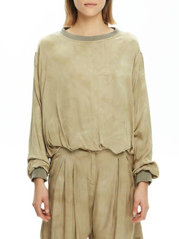 MALLONI MLO 大理石紋圓領上衣